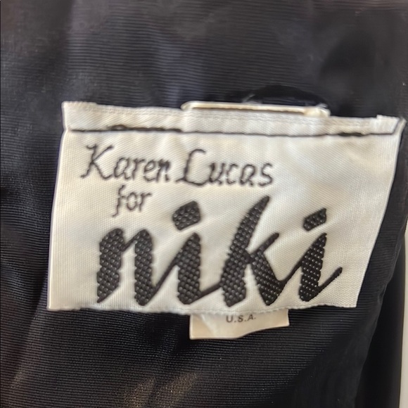 Black Maxi Strapless Gown with Sweetheart Neckline for Cocktail - Picture 3 of 8